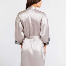 nightgirl Grey Medium Bath Robe image 2