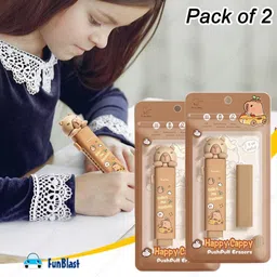 funblast Eraser for Kids – Capybara Cutter Shaped Eraser Set for Kids Eraser image 5