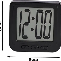regals choice Digital Black Clock image 2
