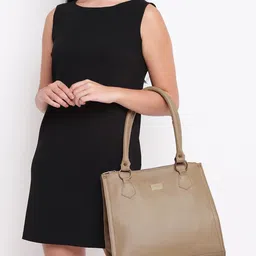 kleio Women Beige Tote - Mini-picture-11