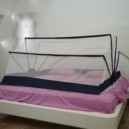 happy penguin Foldable Mosquito Net for Single Size Bed(3x6)|Breathable &Insect Protection Polyester Kids Mosquito Net image 2