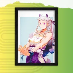 Yamato Wano Arc Framed Poster | One Piece Anime Waifu Wall Art | High-Quality A4 Print in Black Frame | Manga Collector's Decor Photographic Paper-image-94