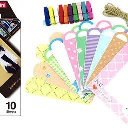 FUJIFILM Instax Mini Contact Sheet 10x1 Film With Rabbit Design Hanging Paper Bunting Film Roll-picture-31