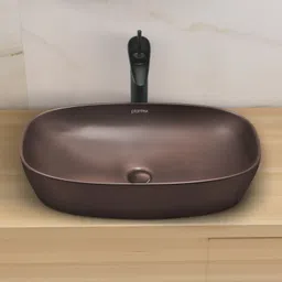 plantex Ceramic Basin for Bathroom/Table Top Ceramic Basin/Washbasin Sink for Bathroom Counter Top image 5