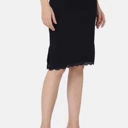 intimacy lingerie Intimacy Women's Midi Bottom Slip Inner Wear for Gowns Under Skirt Slip Knee Length Innerwear Skirts Short Skirt image 2