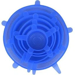 neelmaya Reusable Silicone Stretch Dishwasher Microwave & Freeze Safe Lid Flexible Cover 2.6 inch, 3.8 inch, 4.5 inch, 5.7 inch, 6.5 inch, 8.3 inch Lid Set image 2