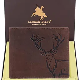 Men Casual Brown Genuine Leather RFIDWallet-image-49