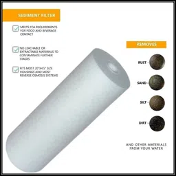 indipristius by indipristius Length 20" Diameter 4.5" big size jumbo PP Spun Filter Solid Filter Cartridge image 4
