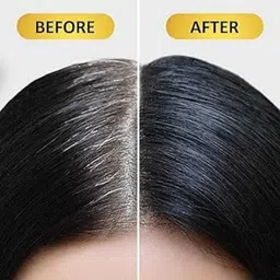 love huda Waterproof Hairline Gap Shadow Filler Filling Quick Root Touch Up Stick Brush , Hair Color Dressing Wand Instant Dye Comb Line Powder Black for Women Men Cover image 4