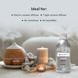 gyan organics Mogra Aroma Oil, Diffuser, Spray, Diffuser Set, Fridge Freshener image 4
