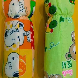 adriel bringing joy Baby Feeding Soft Bottle Cover Cartoon Print -Pack of 2 image 2