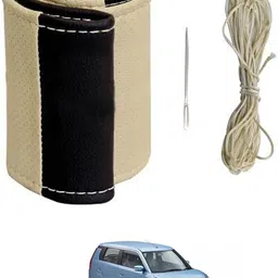 Hand Stiched Steering Cover For Universal For Car WagonR-image-99