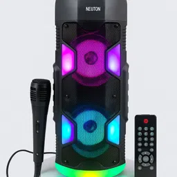NEUTON MASTER King with Wired Mic and Remote 40 W Bluetooth with RGB LIGHT 40 W Bluetooth Tower Speaker-picture-30