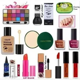 lately eyeshadow with eyliner mascara kajal lipstick nail polish foundation & lip balm-picture-15