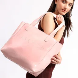 carrylux Women Pink Tote image 4