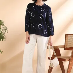 maaesa Women Regular Fit Solid Casual Shirt image 5