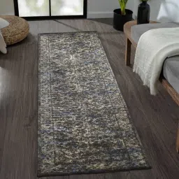 obsessions Blue and Beige Persian 2x7 Feet Machine Made Runner-picture-39