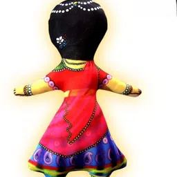 vrinda articles Radha and Parvati Mata Toys for Kids 7.5 Inch Stuffed Washable Toys, Best Gift- 19 cm image 4