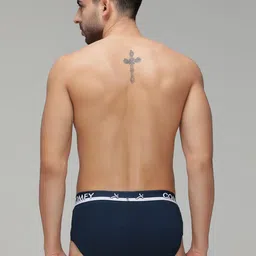 AMUL COMFY Pack Of 4 Mid Rise Pure Cotton Basic Briefs AC-CBRIOE-AF-CB-NY-LBR-S-4PC image 4