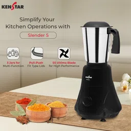 kenstar Slender 500 W Mixer Grinder image 2