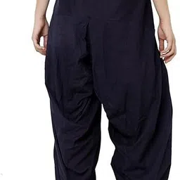 kgn fashion Pure Cotton Solid Women ["Gold","Black"] Salwar image 5