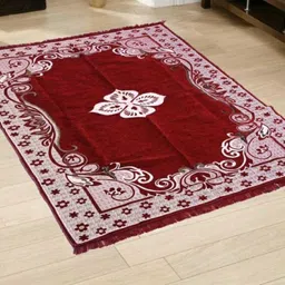 the fresh livery Maroon Cotton Carpet image 2