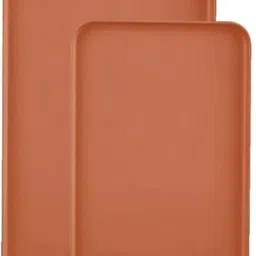 Serving Trays Wheat Straw Serving Tray Platters Reusable Food Tray Party_New) Tray-image-3