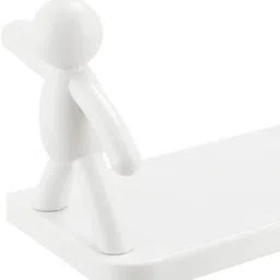 shreejee Self Adhesivecute Floating Shelves Wall Shelf for Home, Office & Kitchen X2.475 Plastic Wall Shelf image 2