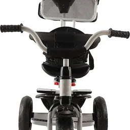 joyride 4 in 1 Convertible Baby Tricycle Toddler Stroller Pedal Tricycle w/Reversible Seat Removable Handle Canopy Handrail Storage for 1-5 Yrs(BLACK) Tricycle image 2