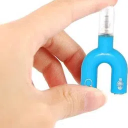 SANNO WORLD Blue Multicolor 3.5MM U Shape Headphone & Mic Audio Splitter Jack for All Devices (Color may vary) Phone Converter (Android, iOS) Phone Converter image 4