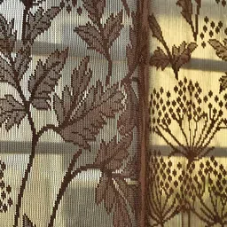 fabrilia 152.4 cm (5 ft) Net Semi Transparent Window Curtain (Pack Of 2) image 3