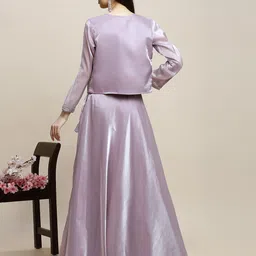 madhuram Embroidered Stitched Lehenga Choli image 2