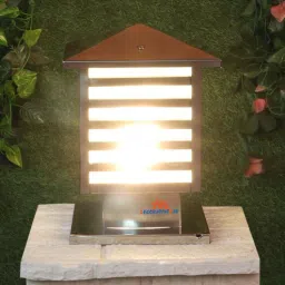 decorativeray Mysty Chrome Iron Gate Light-picture-13