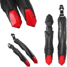 cozycool Front & Rear Mudguard Dual Tone with Iron Fitting & with Cycle Light Full Length Front & Rear Fender image 3