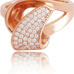 diavo The Luciana Silver Ring Sterling Silver Cubic Zirconia Sterling Silver Plated Ring image 4