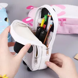 ajstruggle Panda Pouch & Spiderman Pen & Pencil Case makeup pouch Perfect for hold pens, pencils, Office supplies, School supplies, Electronics Art Artificial Leather Pencil Boxes image 5