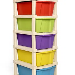 ashlas 6XL Plastic Modular Drawer System For Home, Office, Hospital, Parlor, School PP Collapsible Wardrobe-picture-13