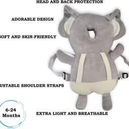 pseudo Baby Toddler Kids Child Head Back Safety Protector Pad Cushion Pillow with Strap image 4