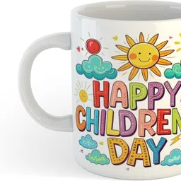 uniarawalas Happy Children's Day Kids.CD117 Ceramic Coffee Mug image 1