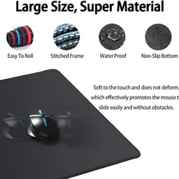 kaku Shortcut Keys Keyboard & Mouse Pad Mats for Office Home Keyboard Pad Non Slip Base Mousepad image 4