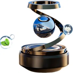 aannie Solar Aroma Car Air Freshener, Stylish Dashboard Rotating Perfume Diffuser Portable Car Air Purifier-picture-17