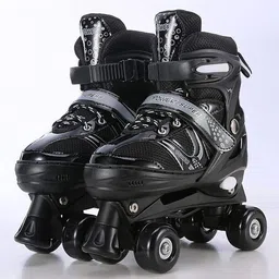zinnia Adjustable 4 Wheels Skating Beginners Boys & Girls Quad Roller Skates - Size 7-9 UK-picture-30