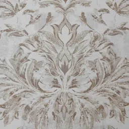 Beige Abstract 400 TC 100% Cotton King Bedsheet with 2 Pillow Covers by Maspar image 3