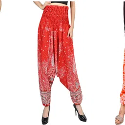 narnari Printed Rayon Women Harem Pants-picture-10