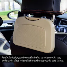 balgopal creations Multi-Function Travel Foldable Car Back Seat Mini Dining Storage Cup Tray Holder Cup Holder Tray Table image 2