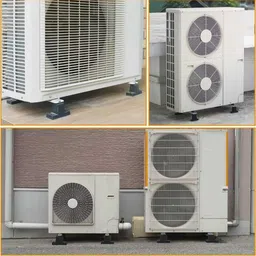 spinxx Anti-Vibration 4 Pcs Set Absorbing Rubber Mounting Bracket Split Air Conditioner 4 Pcs Set Shelf Bracket image 5