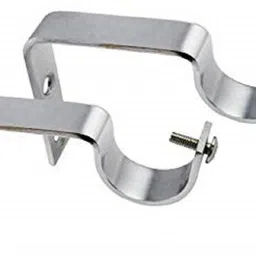 leezen architectural hardware White Rod Rail Bracket, Curtain Hooks, Curtain Rings, Tieback Hook Metal image 4