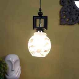 eliante by jainsons lights Orate Brown Wood & Iron Hanging Light-picture-13