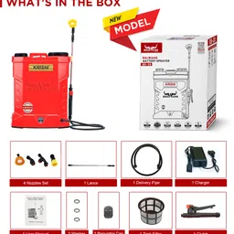 balwaan BS-20 Battery Knapsack Sprayer Pump - 12Vx8A 18 L Backpack 18 L Backpack Sprayer image 2