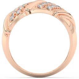 forever jewels 2Ct Round Cut Moissanite Men Cluster Wedding Band Ring 14K White Gold Plated Sterling Silver Moissanite Gold Plated Ring image 4